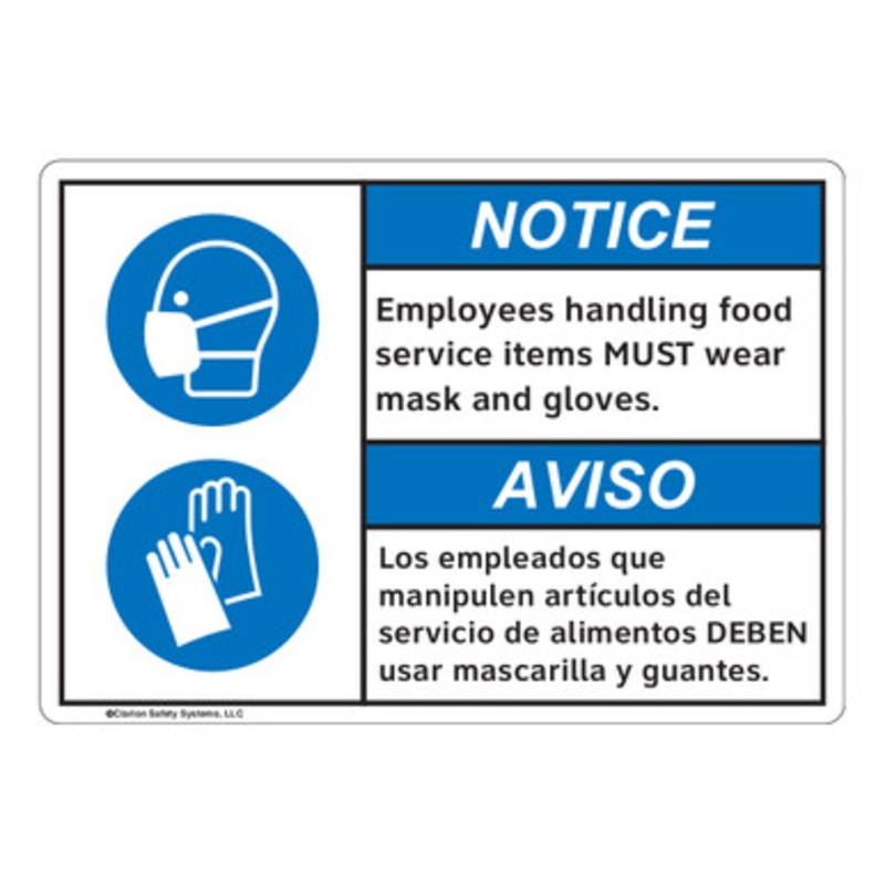 Notice/Employees Handling Food (FL1137-)
