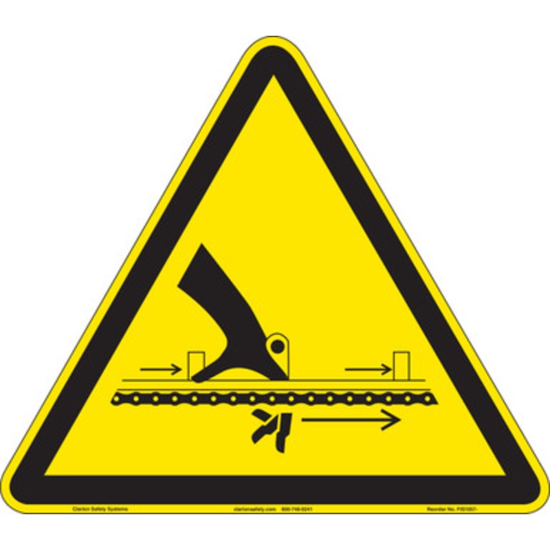 Pinch Point/Moving Feed Chain (FIS1057-)