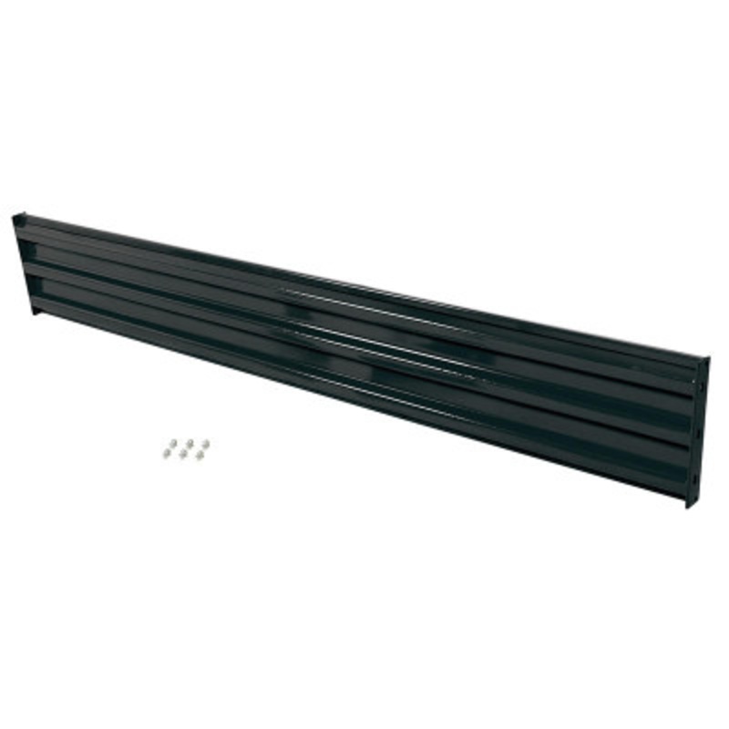 Steel Bolt On Style Guard Rail, 113.875in Length, Black