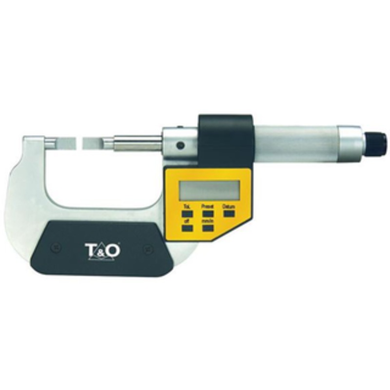T&O 0-1 Electronic Blade Type Micrometer TEBM-01