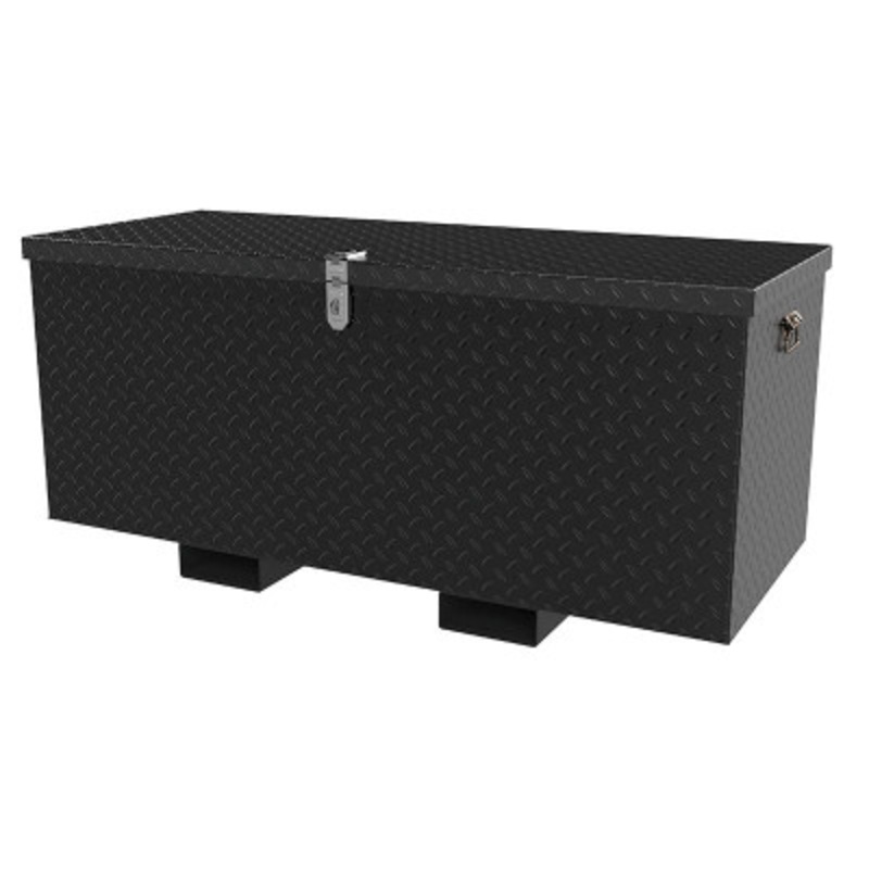 Tread Plate Toolbox with Fork Pockets 36 x 48in, 3,000lb, Blk