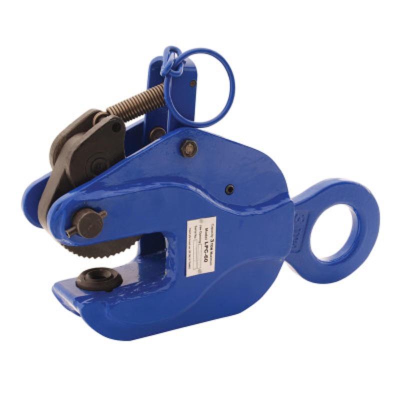 Vertical Positive Locking Plate Clamp 15 x 4 x 8in, 6000lb, Blue