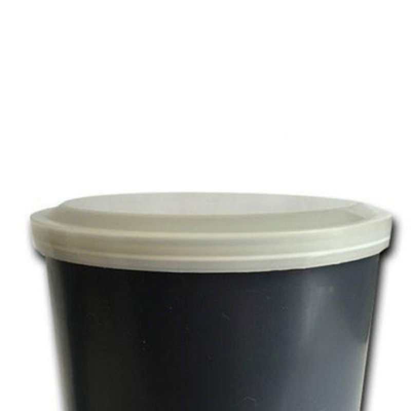 6 x 12in Concrete Test Cylinders, Black, Domed Lid (36/Case)