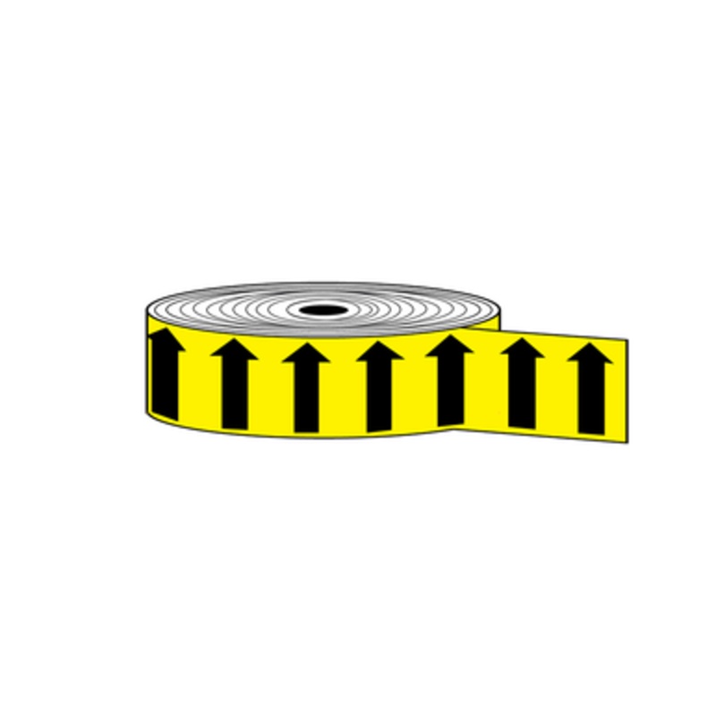 Arrow Banding Tape 2 x 30yd Black on Yellow (ABT-2-MY)