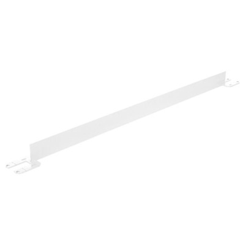 Steel Toe Board For Pipe Safety Railing, 5 Ft. Length, White