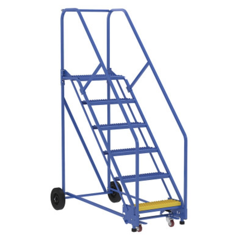 Warehouse Ladder 50 Deg Grip 6 Stp 14 In