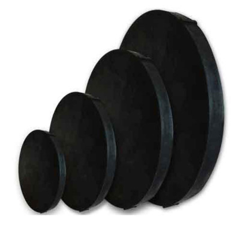 2in Unbonded Capping Neoprene Pad Cap, 50 Duro (2/Pk)
