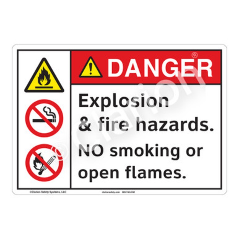Danger Explosion Sign (F1158-)