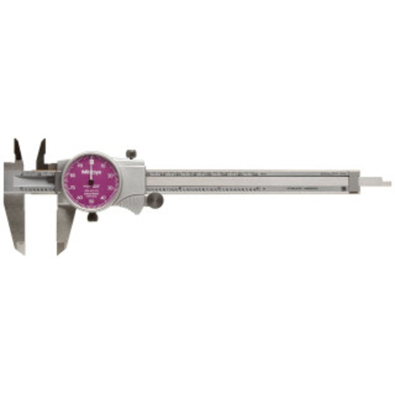 Mitutoyo Dial Caliper, 0-6 with Purple Dial Face – 10-767-2