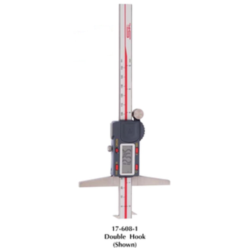 SPI Absolute IP54 Digital Depth Caliper, 0-12 Without Hook – 17-616-4