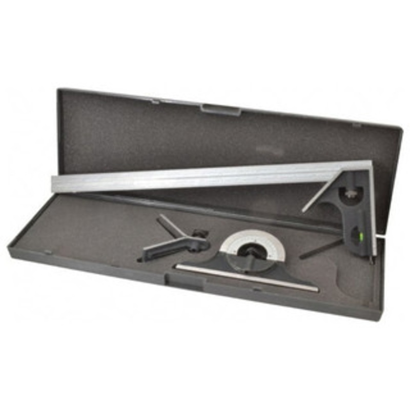 SPI Combination Square Set, 4 Piece, with Cast Iron Head, 18 16R – 13-278-7