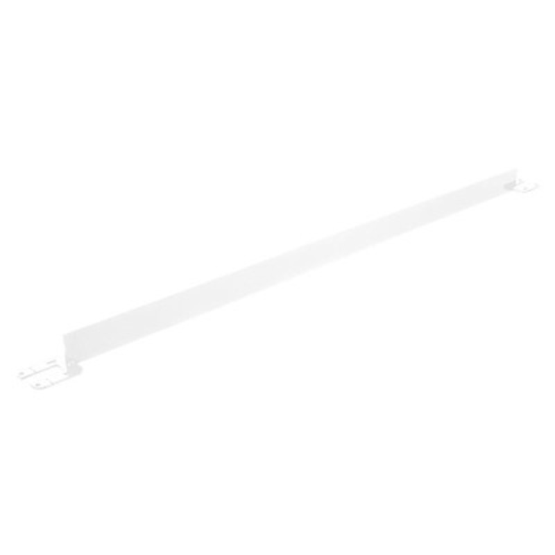 Steel Toe Board for Pipe Safety Railing, 10 Ft. Length, White