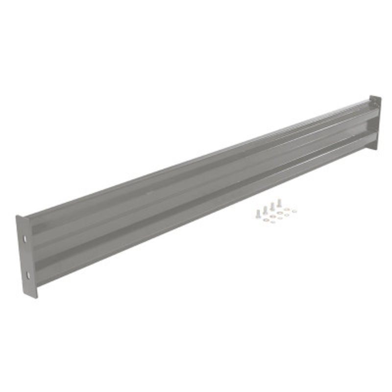 Bolt On Style Guard Rail, 102in Length, Gray Semi Gloss