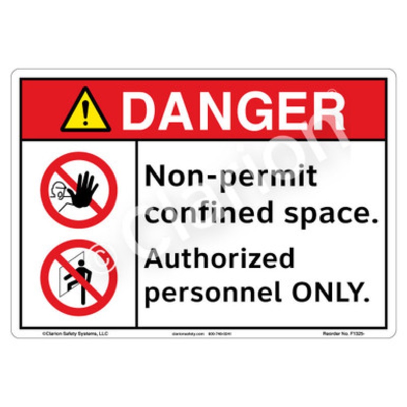 Danger Non-Permit Sign (F1325-)