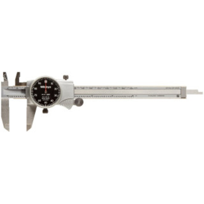 Mitutoyo Dial Caliper, 0-6 with Black Dial Face – 10-770-6