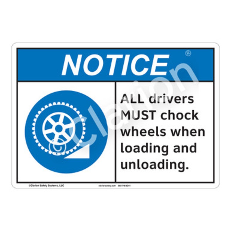 Notice All Drivers Sign (F1135-)