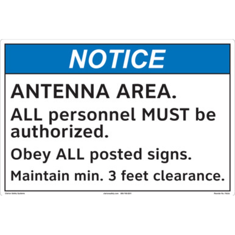 NOTICE/ANTENNA AREA (FM208-)