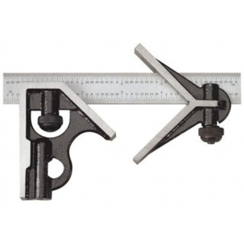 SPI Combination Square Set, 3 Piece, with Cast Iron Head, 6 4R – 13-262-1