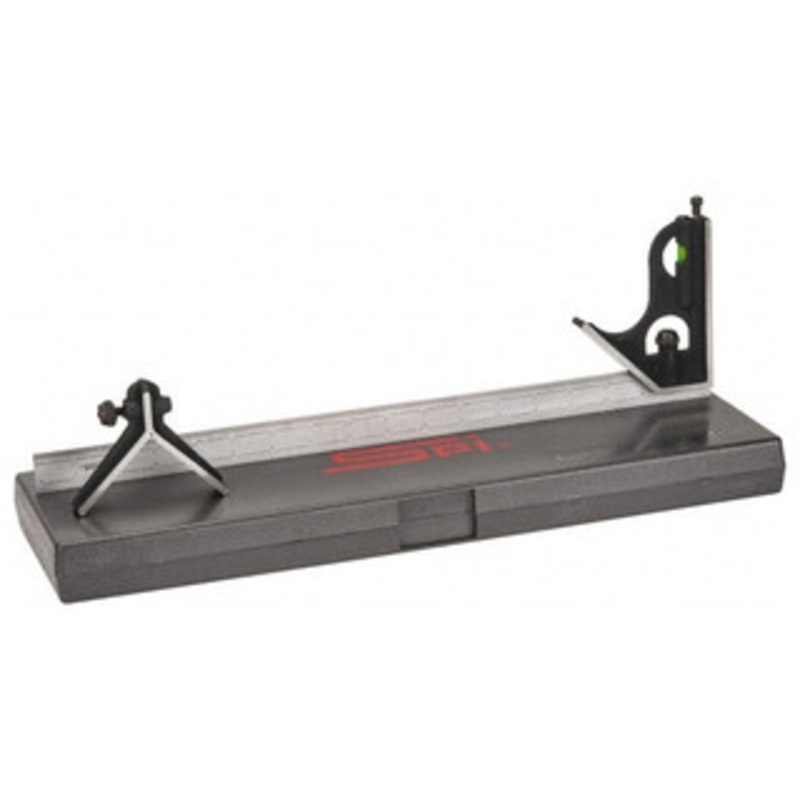 SPI Combination Square Set, 3 Piece, with Hardened Steel Head, 18 16R – 13-369-4