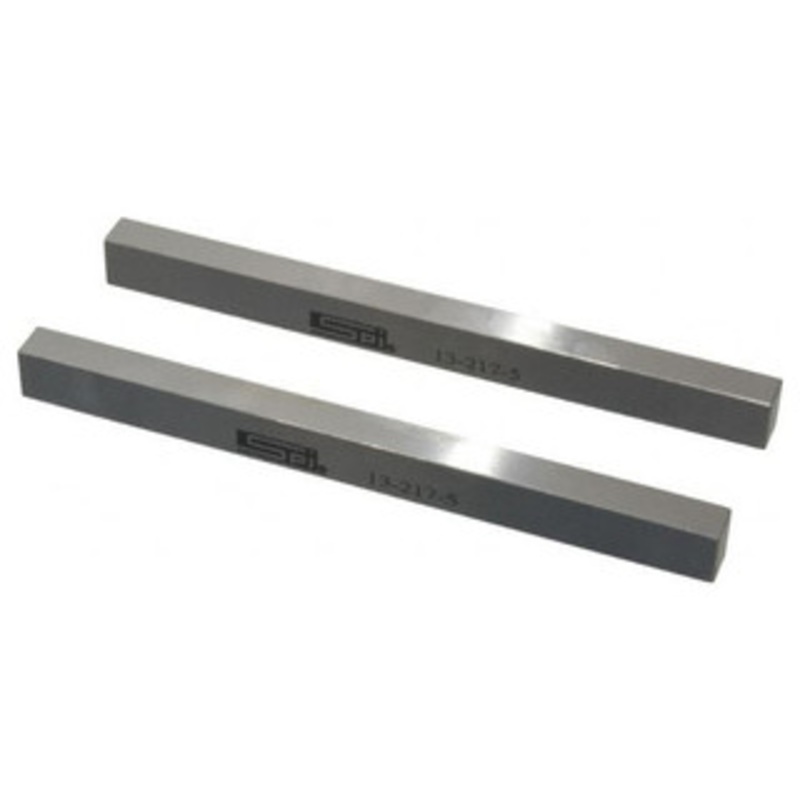 SPI Precision Steel Parallels, Matched Pair, 3/8 Thick x 6 Long, 1/2 Height – 13-217-5