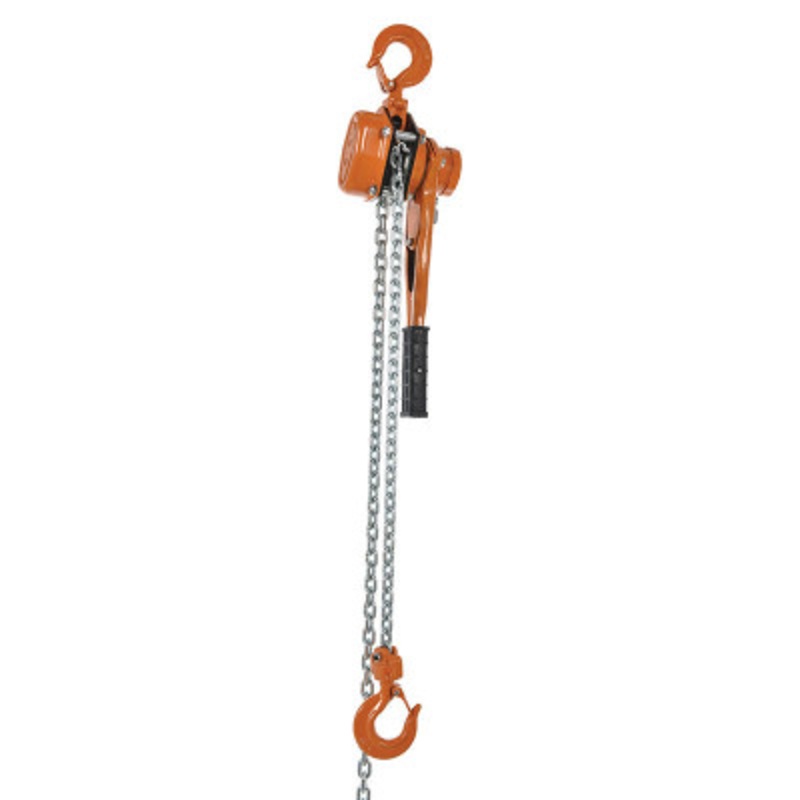 Steel Economy Lever Hoist 20 Ft. Chain Length, 3000 lb., Orange