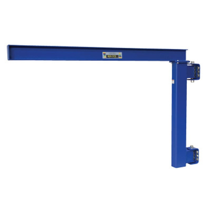 Steel Low, Clearance Tie Rod Jib 80in I-Beam, 600 lb., Blue