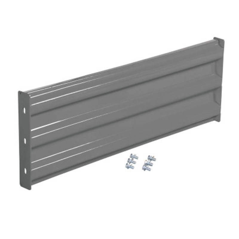 Bolt On Style Guard Rail, 29.875in Length, Gray Semi Gloss