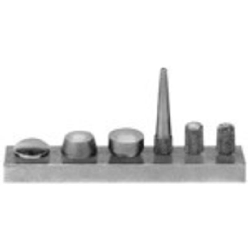 Chrome Steel Contact Point Set 6 Assorted Shapes 4-48 Thread Size – CPK-001