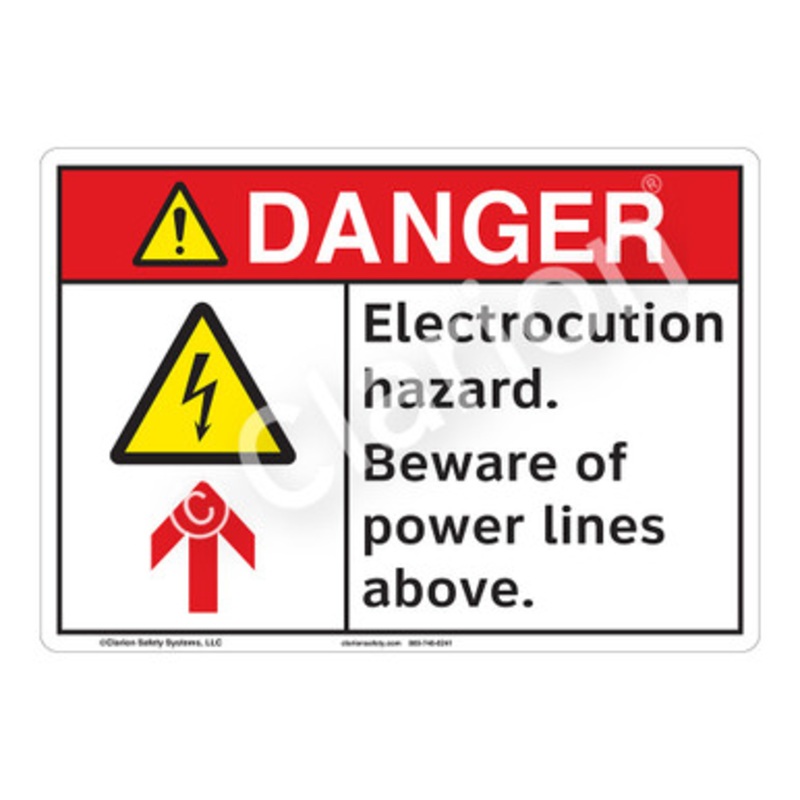 Danger Electrocution Hazard Sign (F1252-)