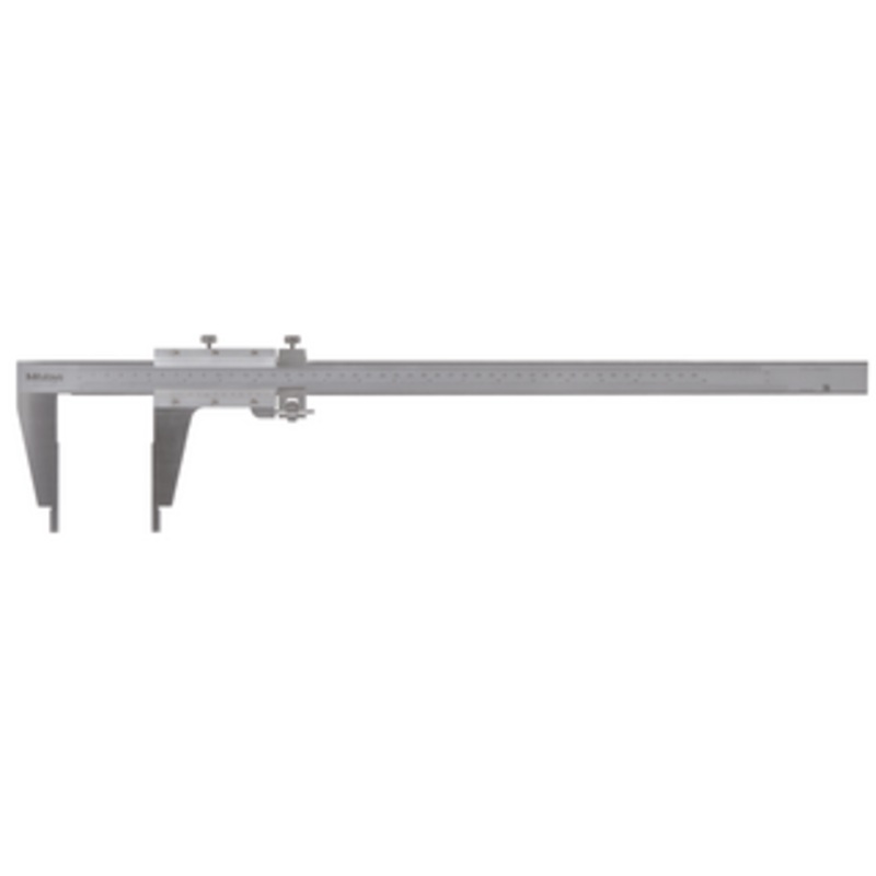 Mitutoyo Vernier Caliper, Nib Style Jaw, Fine Adjustment, 0(.5)-18/0(20)-450mm – 160-119