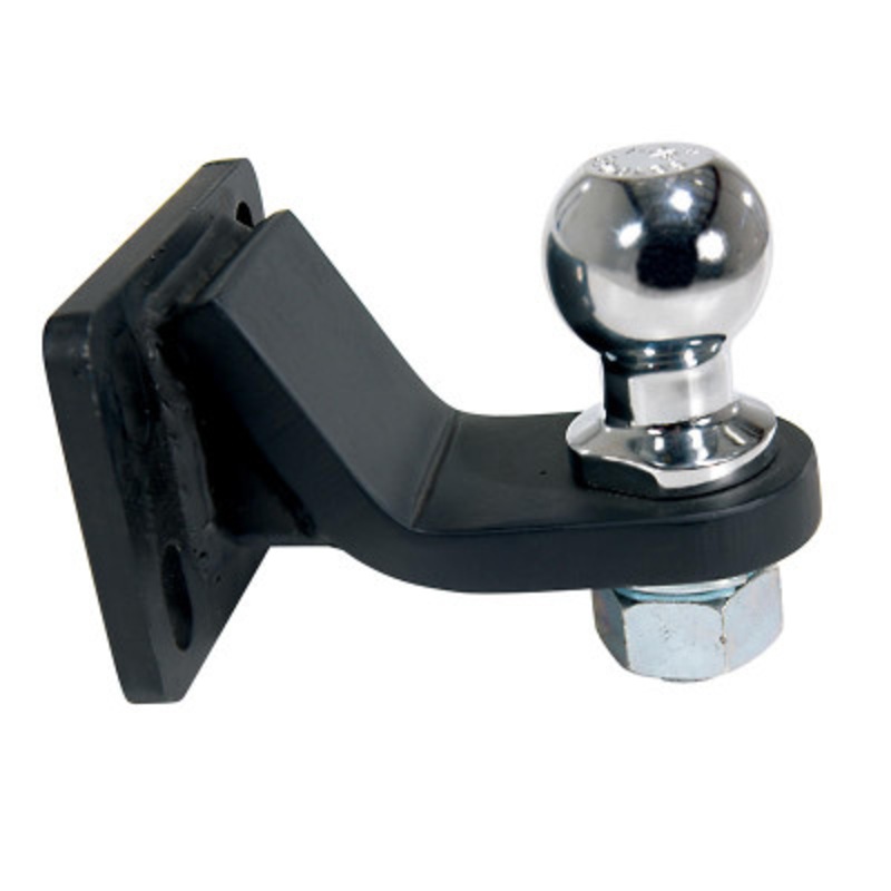 Single Ball Hitch Mount 4in Length, For E-Tug-HD Models, Blk
