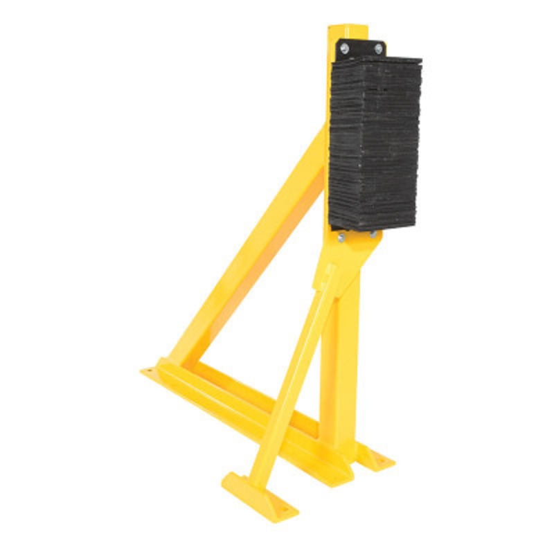 Steel Loading Dock Guard, 64in x 64in x 17in, Yellow/Black