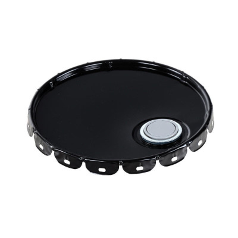 Steel Spout Top Lid 5 Gallon, Black