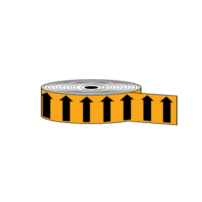 Arrow Banding Tape 2 x 30yd Black on Orange (ABT-2-MO)