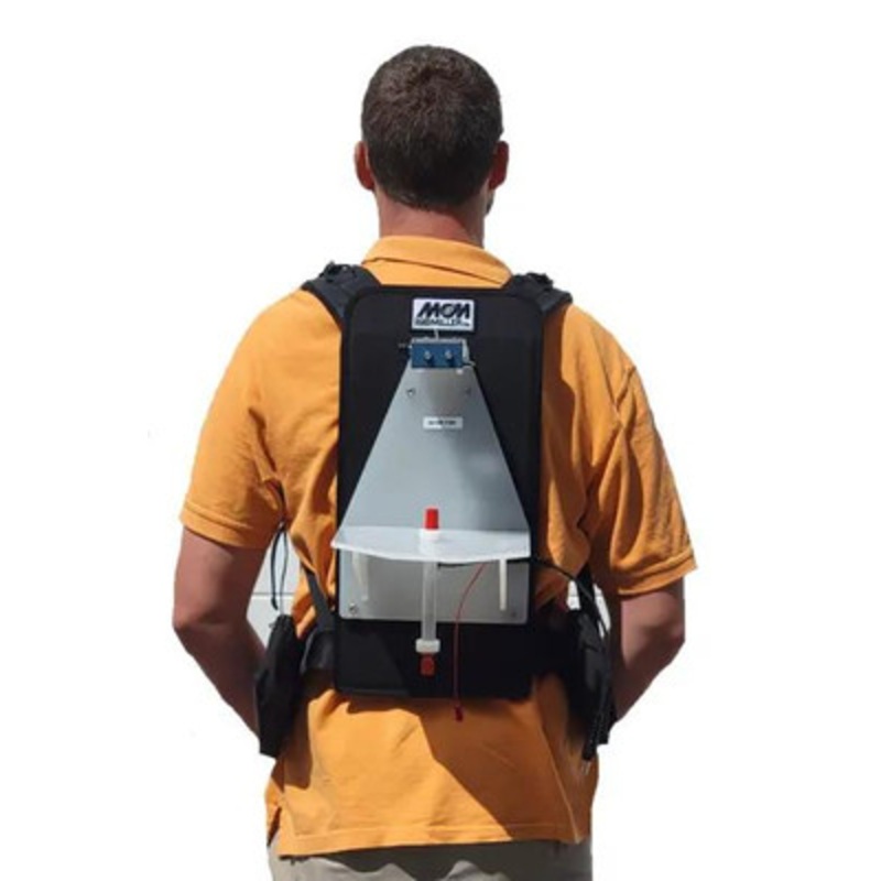 Back Mounted Wire Dispenser with Built-In Belt Pack