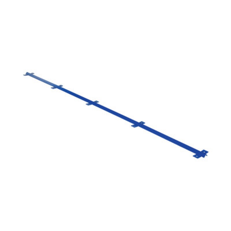 Steel Gantry Crane V-Groove Track, 120in Length, Blue