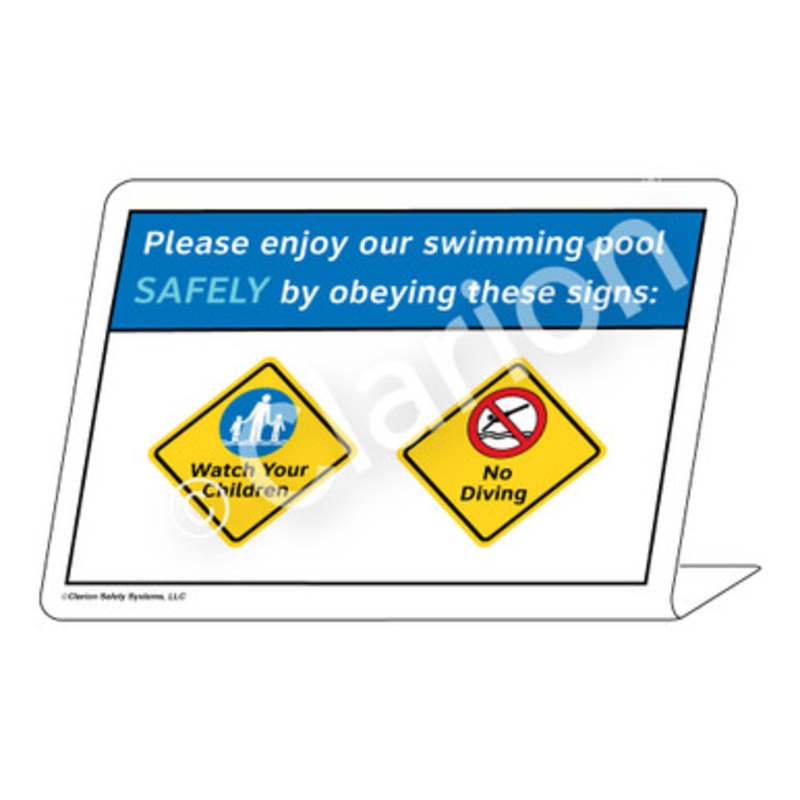 Watch Your Children No Diving Sign (WSS1726-e)