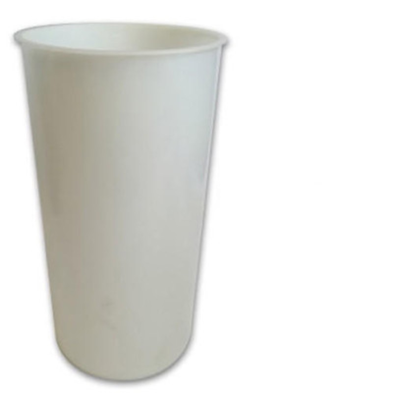 6 x 12in Concrete Test Cylinders, White, No Lid (36/Case)