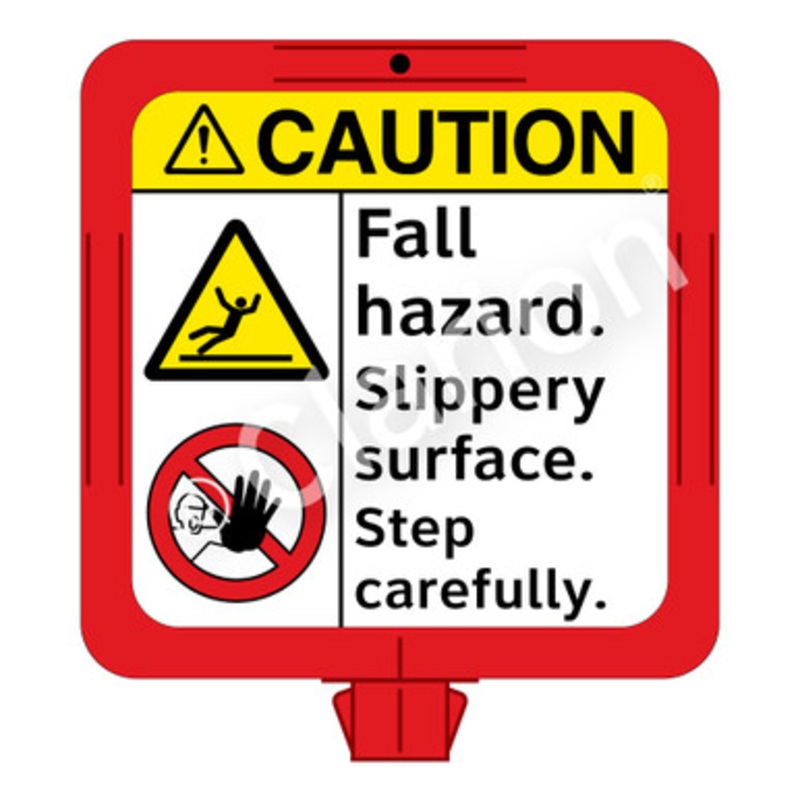 Caution Fall Hazard Sign (F1290-)