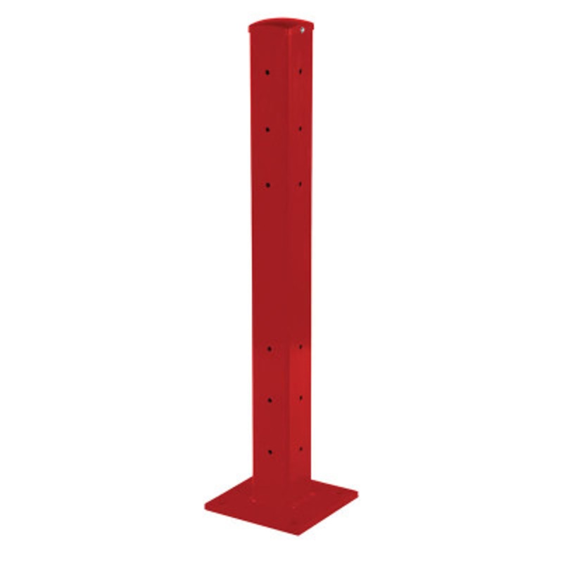 Rigid Tube Post Dropin 42in For Guard Rails, Red