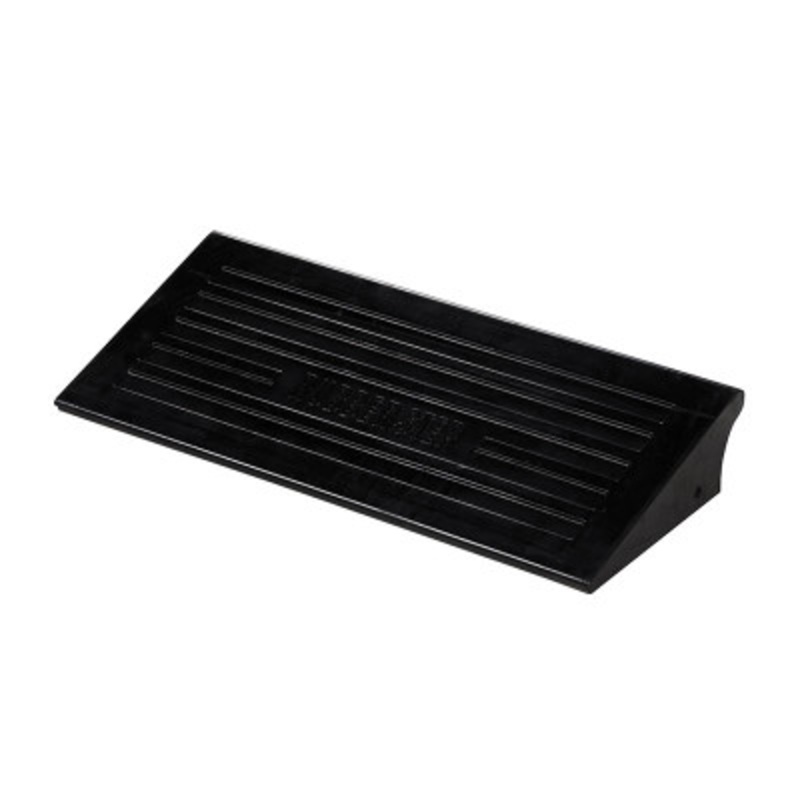 Rubber Multi-Purpose Ramp 10-1/4 x 23-3/8 x 3-9/16in, 5000lb, Blk