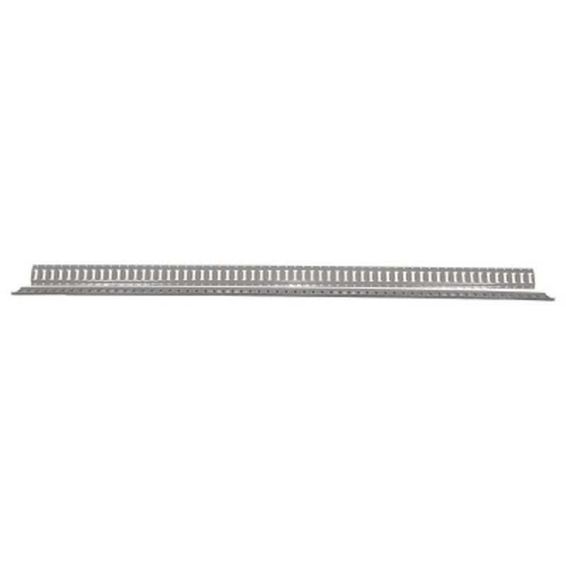 Steel E-Track, 10 Ft. Length, 6 Pack, Gray