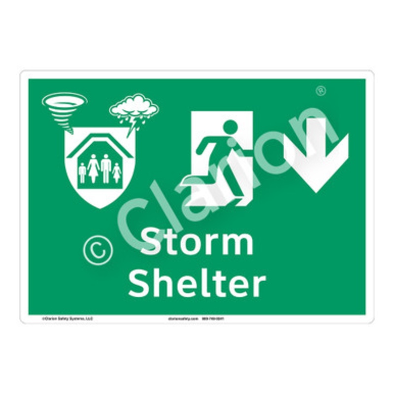 Storm Shelter Sign (F1304-)