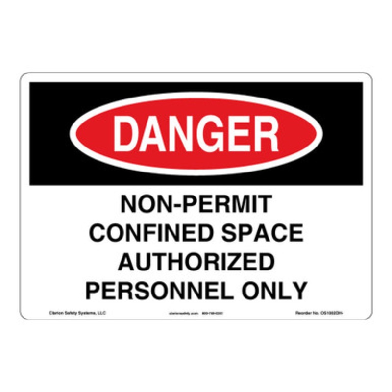 Danger/Non-Permit Sign (OS1002DH-)