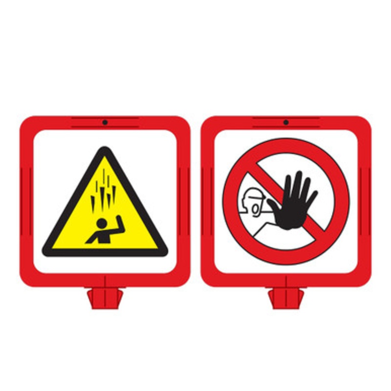 Falling Ice Stay Clear Sign (F1282-)