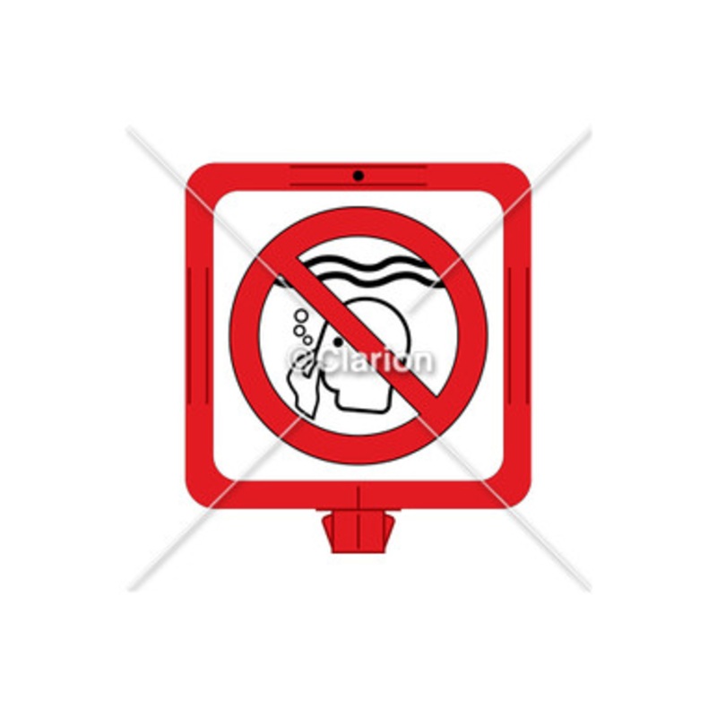 No Long Breath Holding Sign (WSS1606-f)