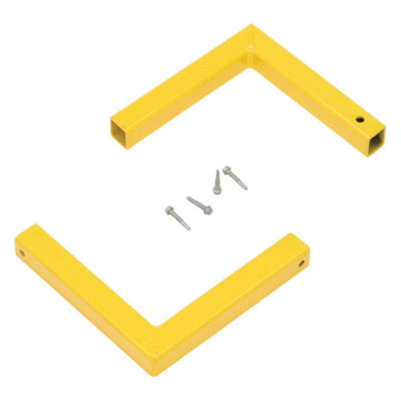 Safety Corner Connectors For Use With Square Rails, Yellow