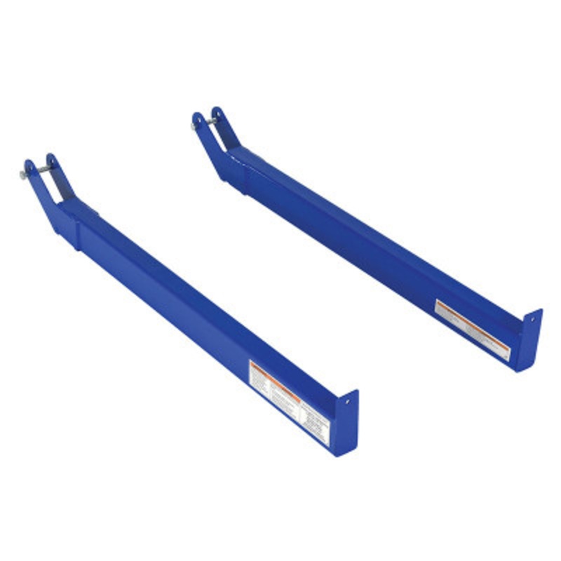 Steel Portable Cantilever Cart Arms, 30in, Blue
