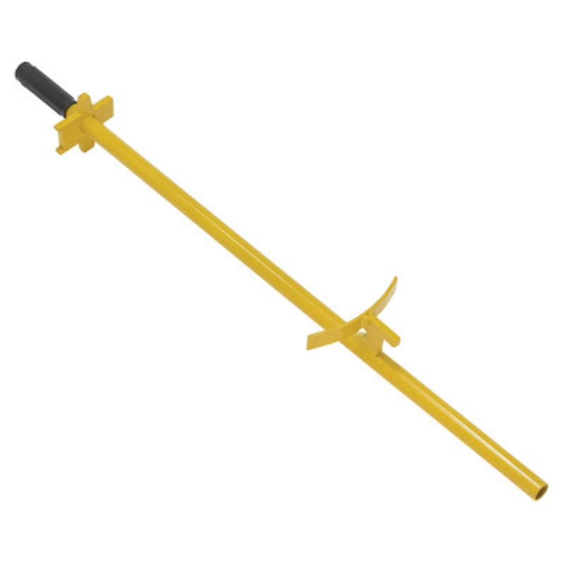Steel Replacement Handle For Economy Rotating Drum Cart, Yellow
