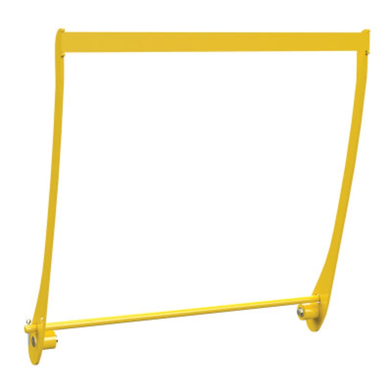Steel Safety Gate For Warehouse EZ Ladder, Yellow